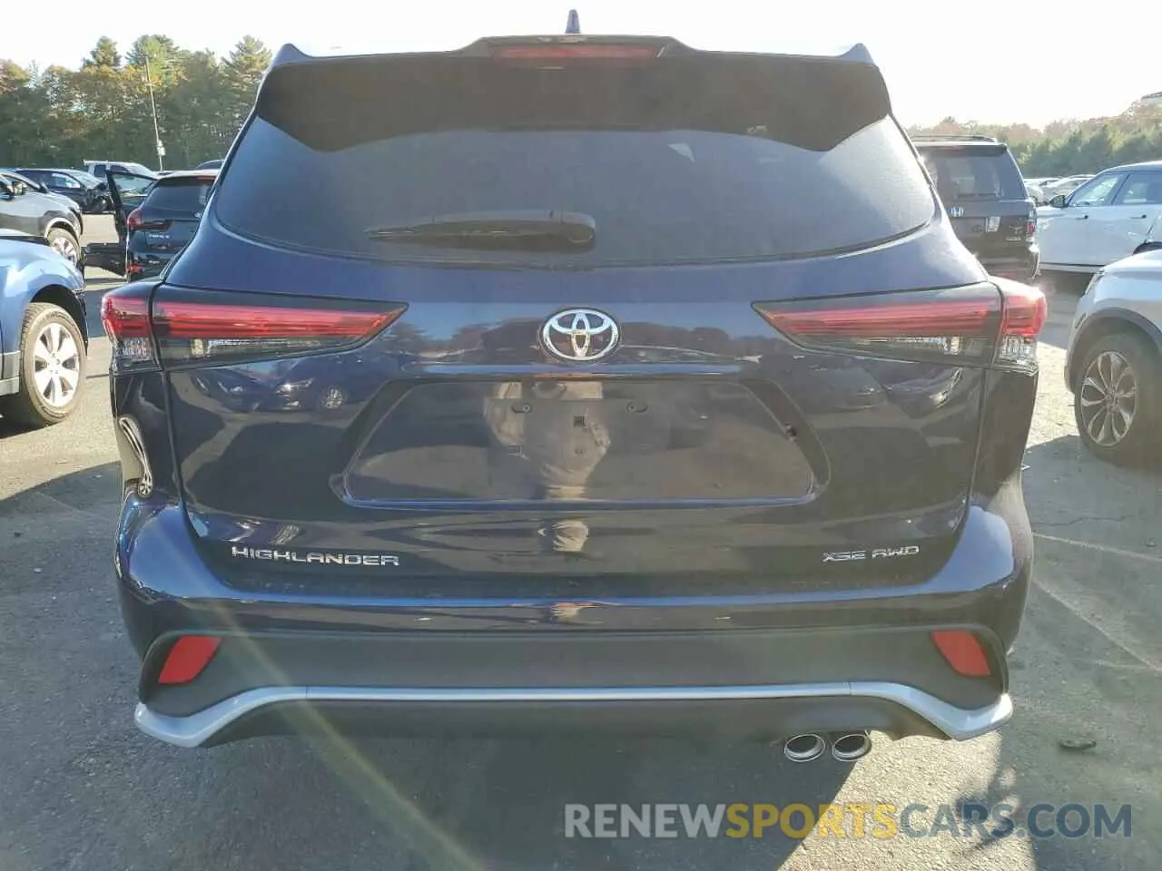 6 fotografías del automóvil dañado 5TDJZRBH5MS091660 TOYOTA HIGHLANDER 2021