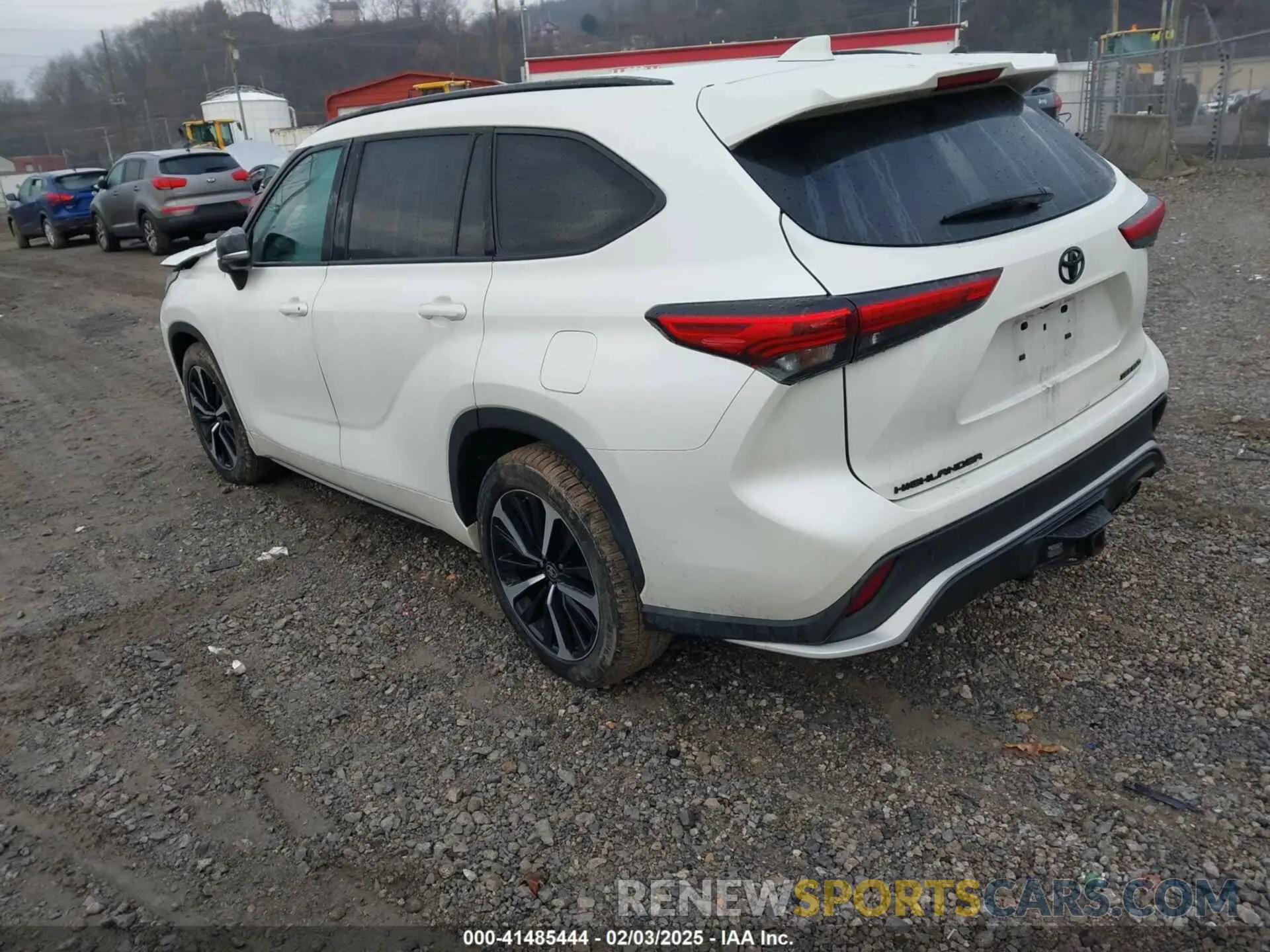 3 fotografías del automóvil dañado 5TDJZRBH5MS096762 TOYOTA HIGHLANDER 2021