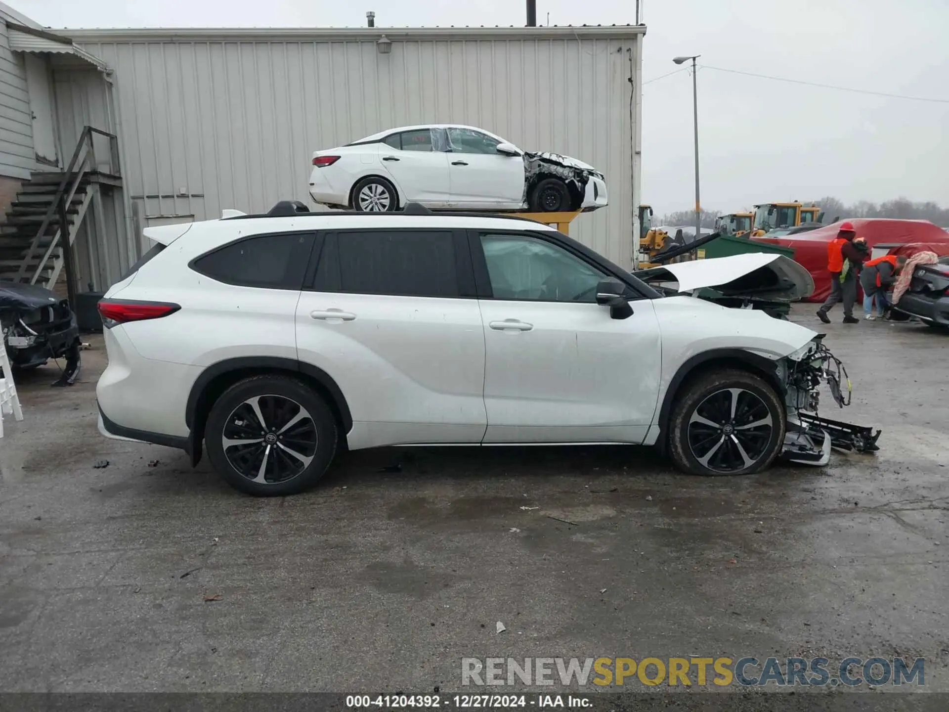 14 fotografías del automóvil dañado 5TDJZRBH7MS119880 TOYOTA HIGHLANDER 2021