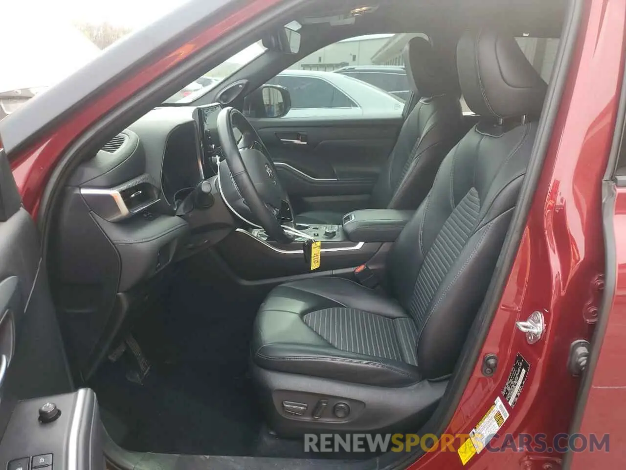 7 fotografías del automóvil dañado 5TDJZRBH8MS146280 TOYOTA HIGHLANDER 2021