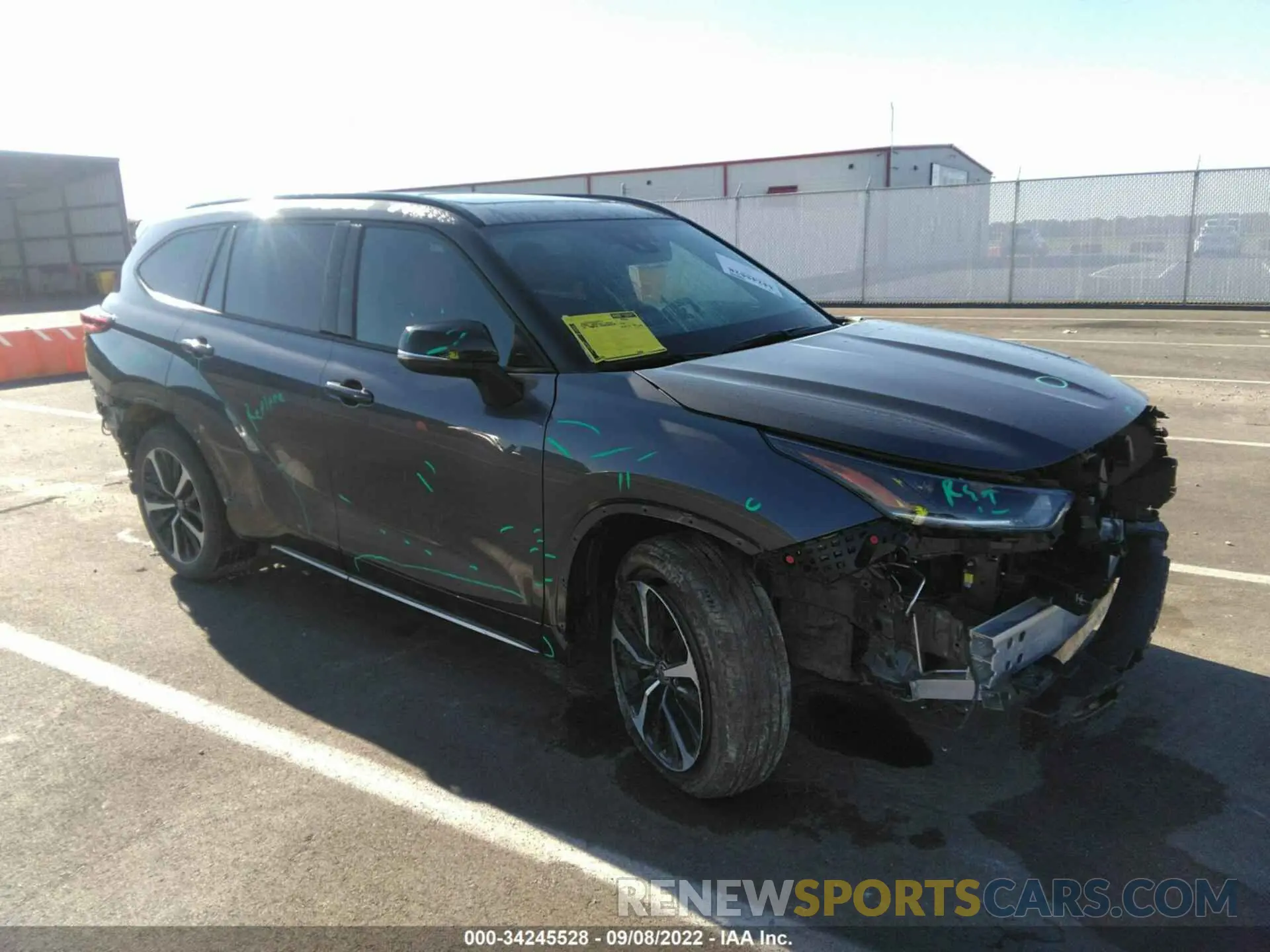 1 fotografías del automóvil dañado 5TDJZRBHXMS109277 TOYOTA HIGHLANDER 2021