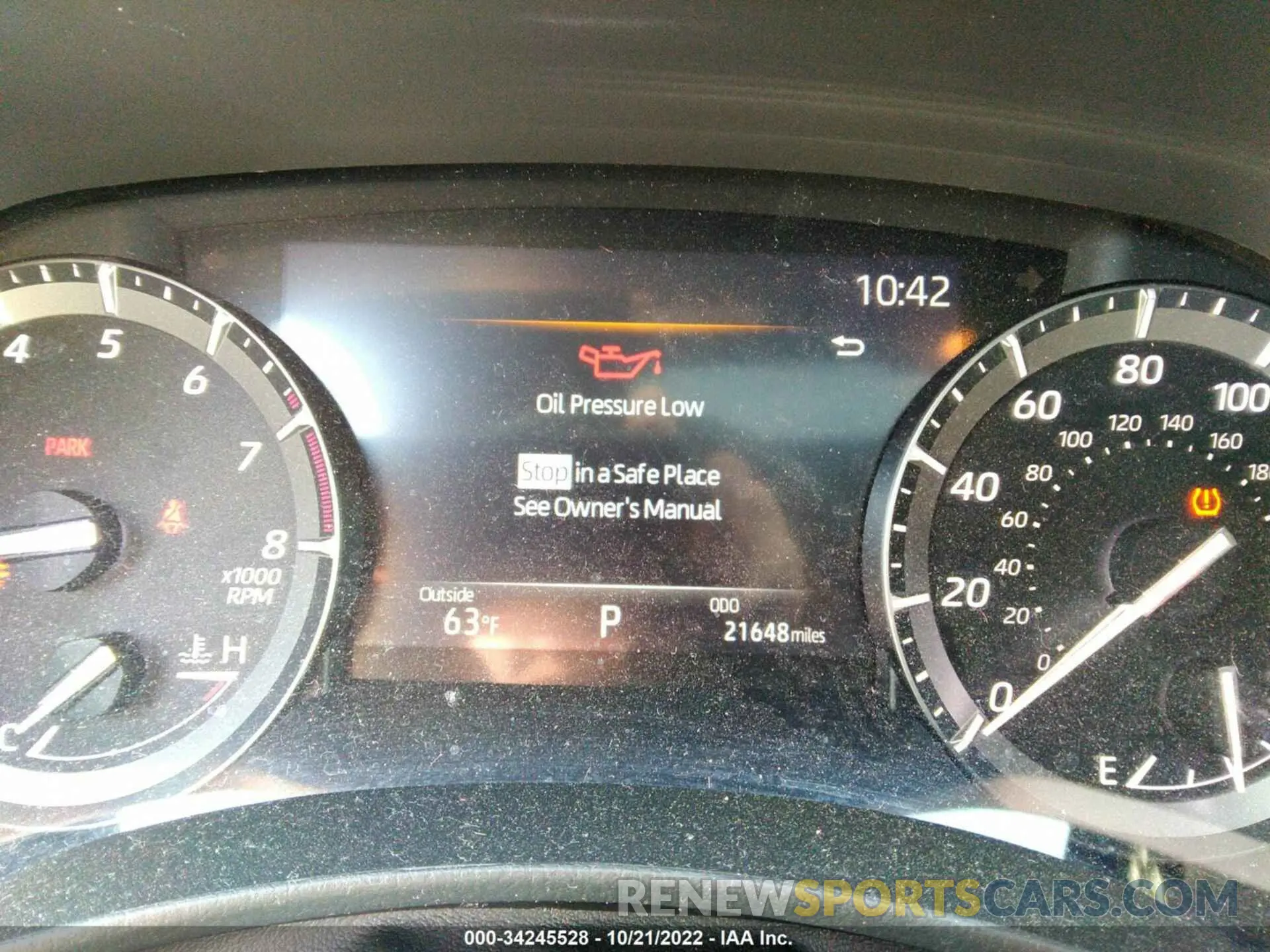 7 fotografías del automóvil dañado 5TDJZRBHXMS109277 TOYOTA HIGHLANDER 2021