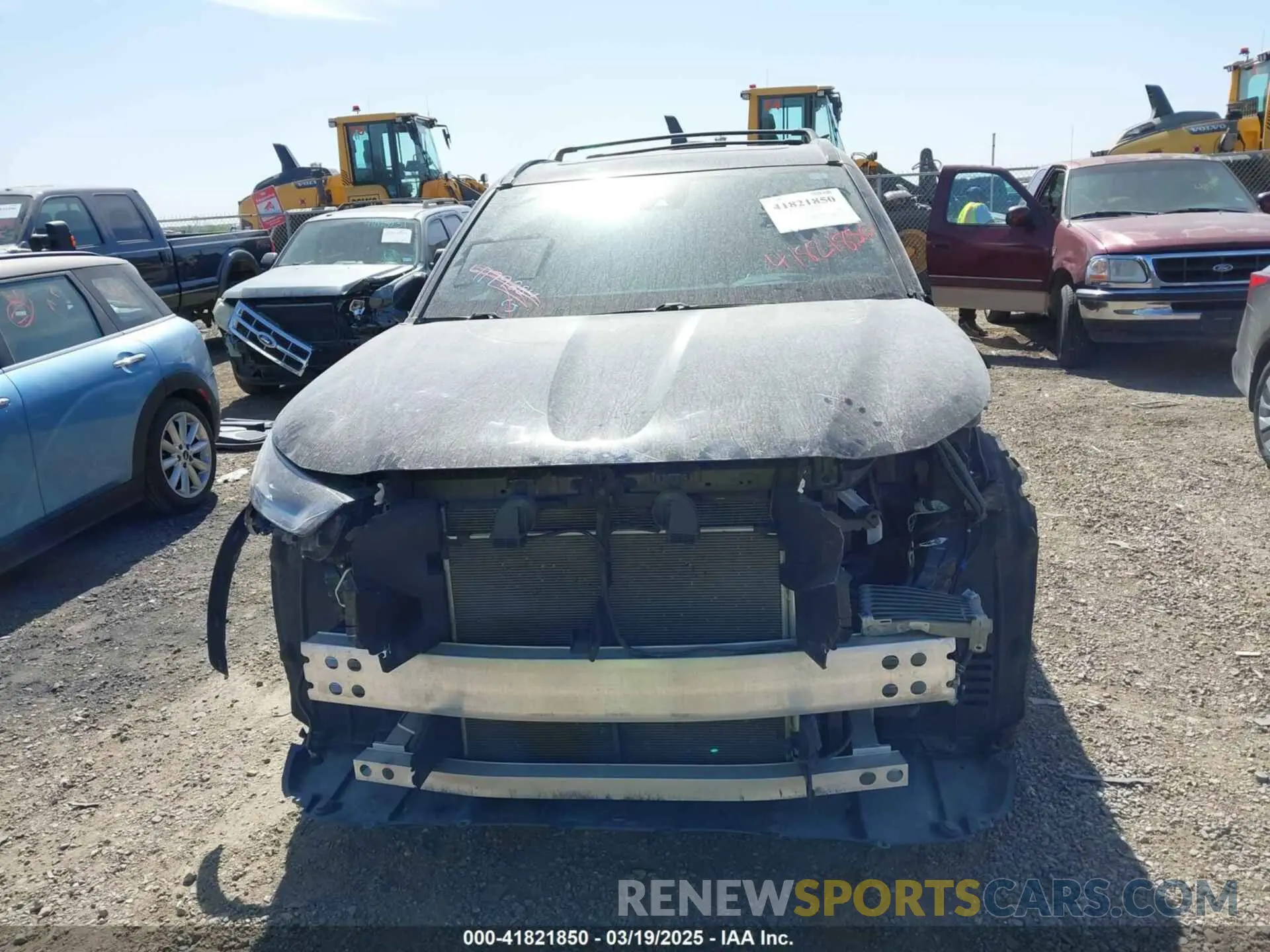 13 fotografías del automóvil dañado 5TDLZRAH0MS066126 TOYOTA HIGHLANDER 2021