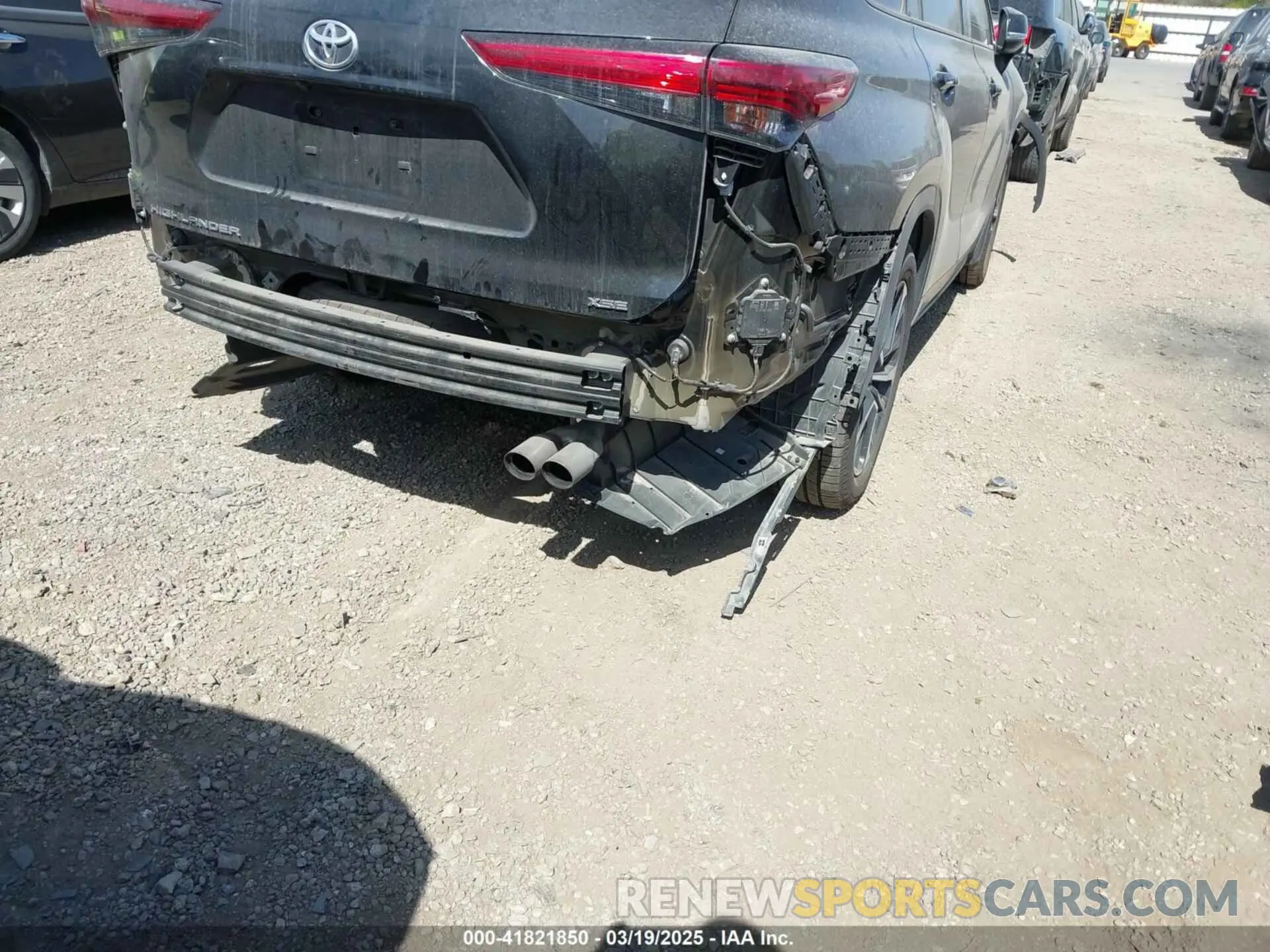 19 fotografías del automóvil dañado 5TDLZRAH0MS066126 TOYOTA HIGHLANDER 2021