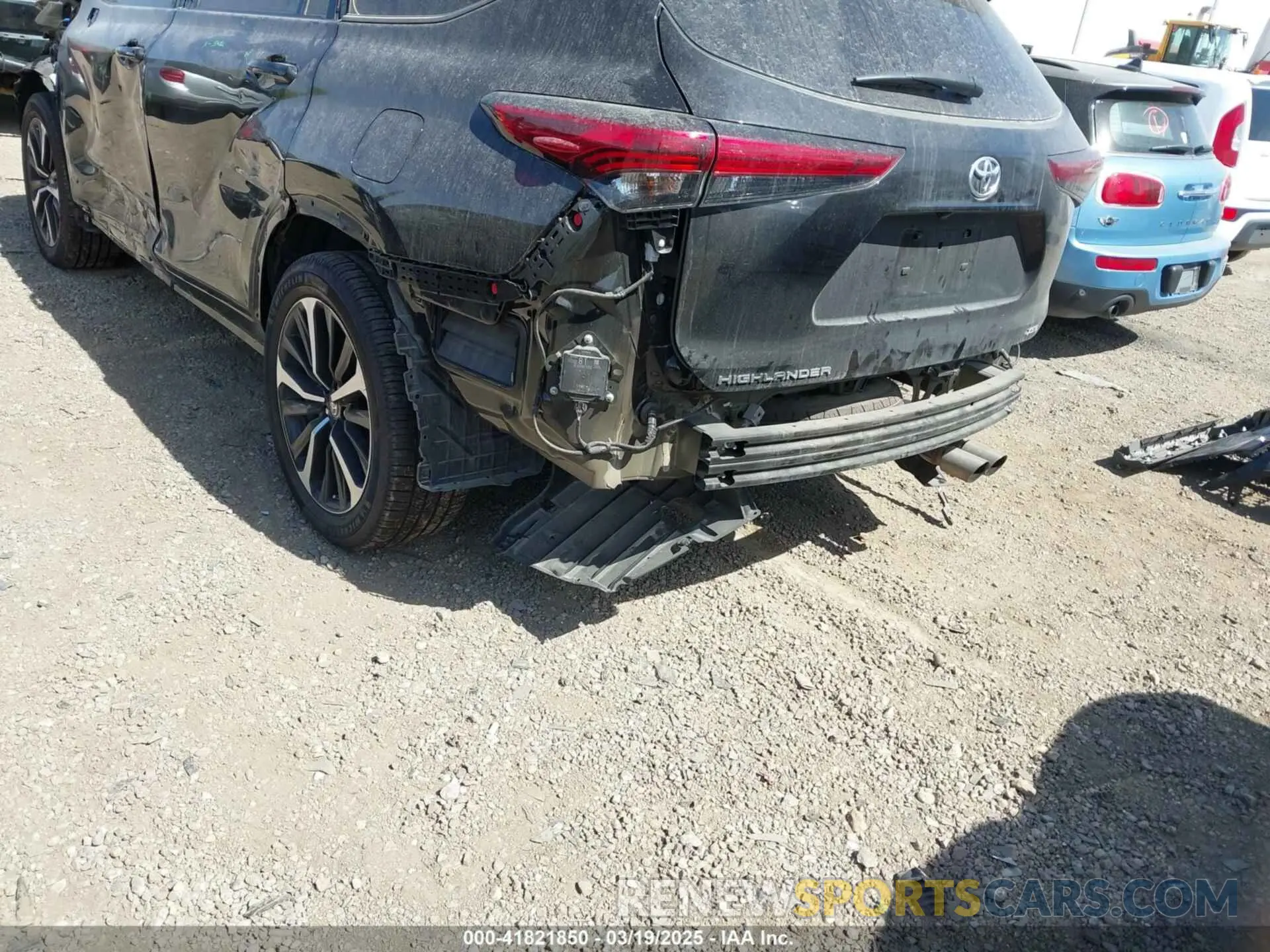 20 fotografías del automóvil dañado 5TDLZRAH0MS066126 TOYOTA HIGHLANDER 2021