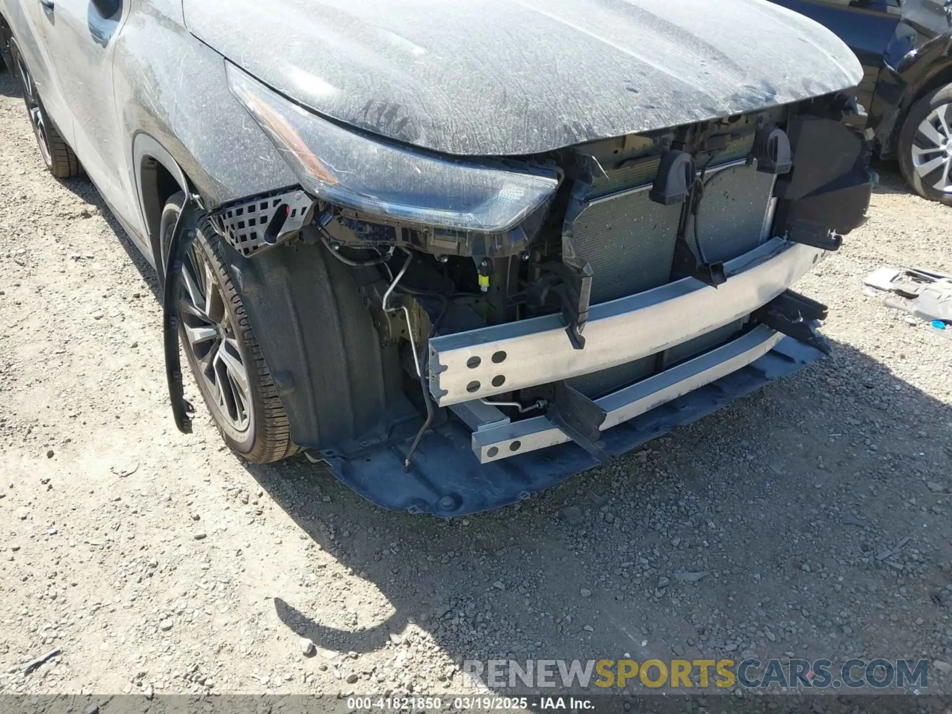 22 fotografías del automóvil dañado 5TDLZRAH0MS066126 TOYOTA HIGHLANDER 2021