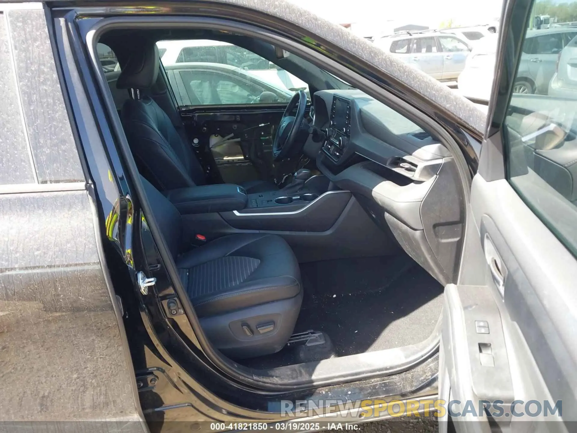 5 fotografías del automóvil dañado 5TDLZRAH0MS066126 TOYOTA HIGHLANDER 2021