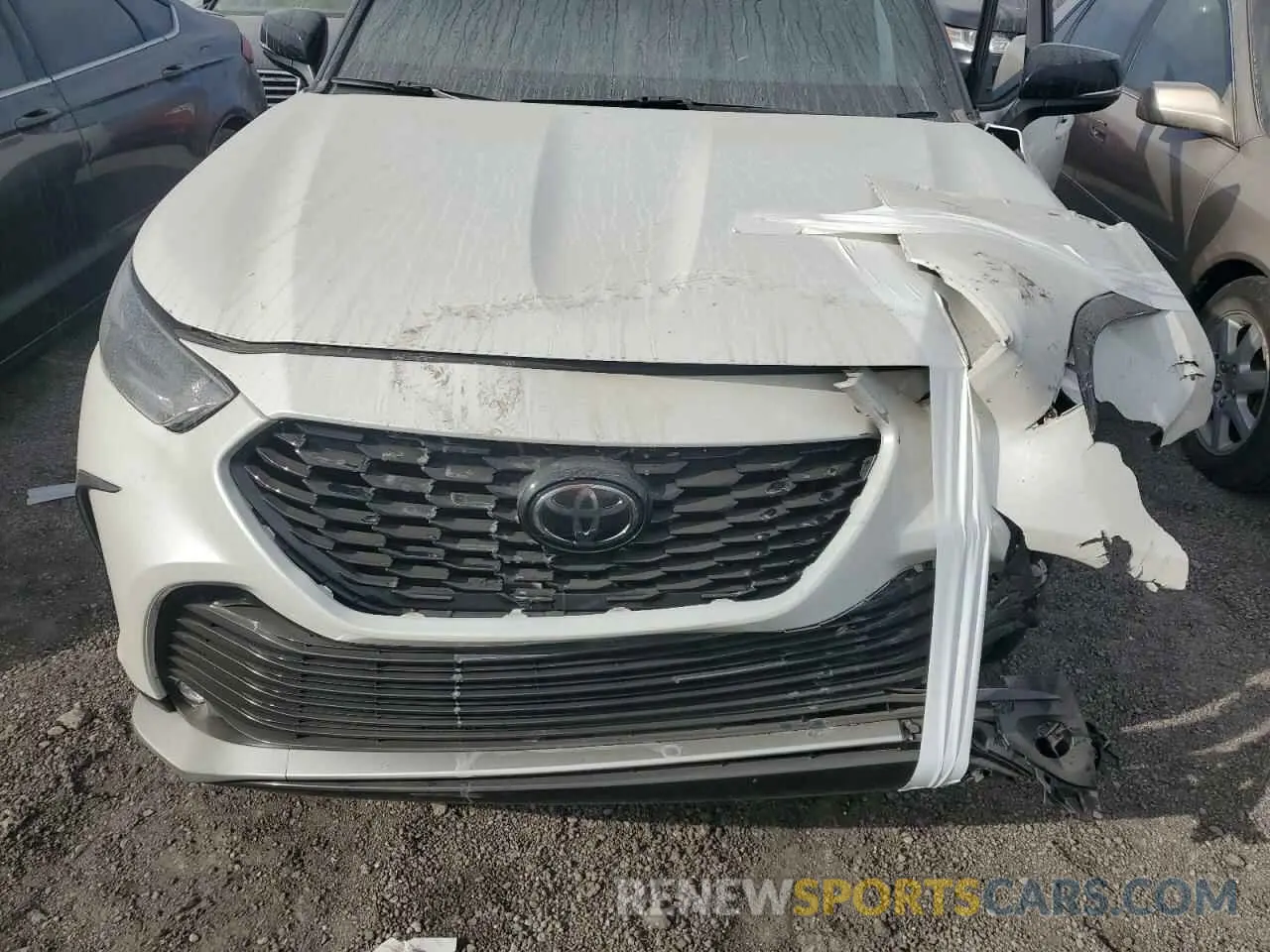 12 fotografías del automóvil dañado 5TDLZRAH0MS072248 TOYOTA HIGHLANDER 2021