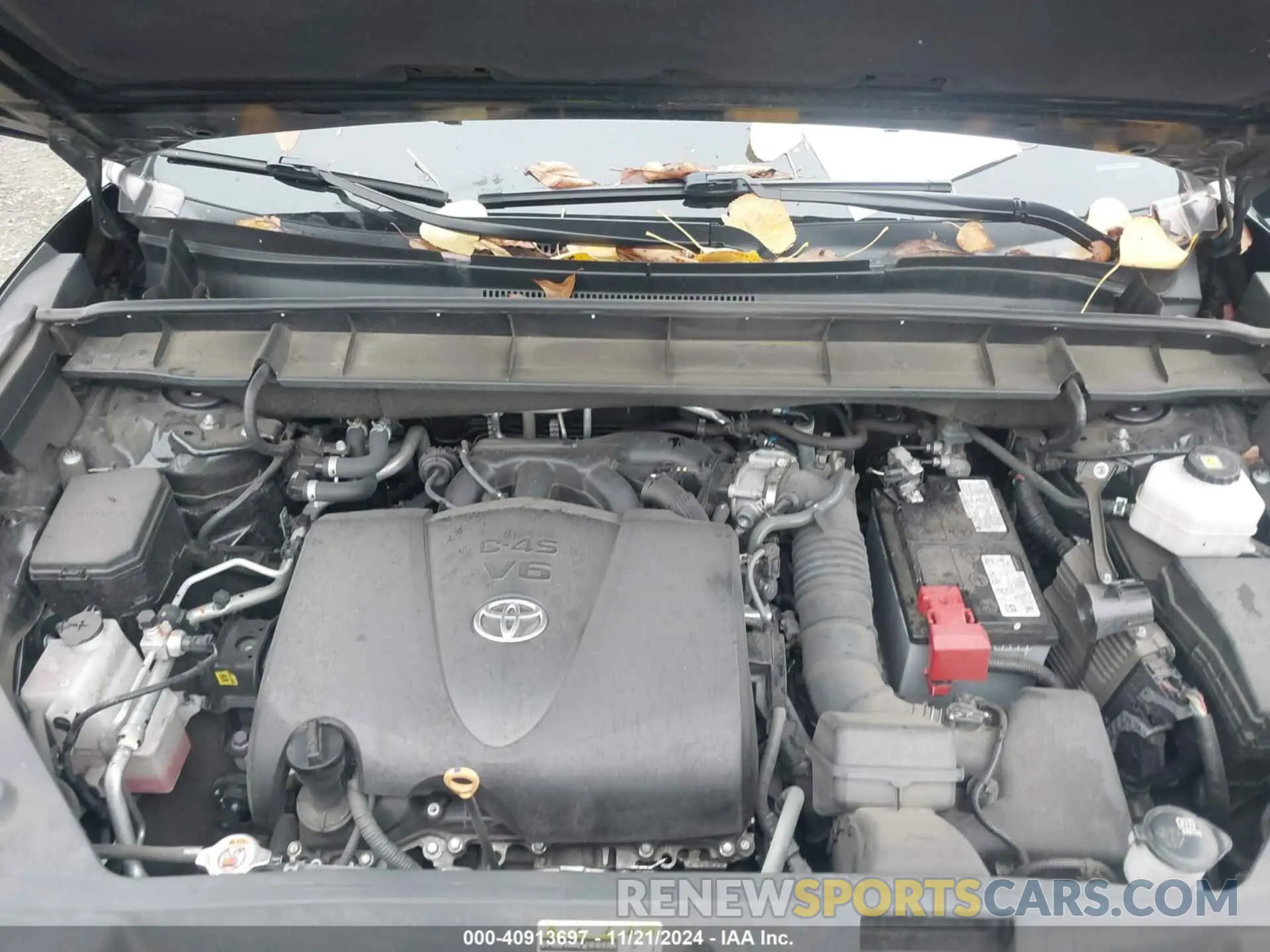 10 fotografías del automóvil dañado 5TDLZRAH1MS061050 TOYOTA HIGHLANDER 2021