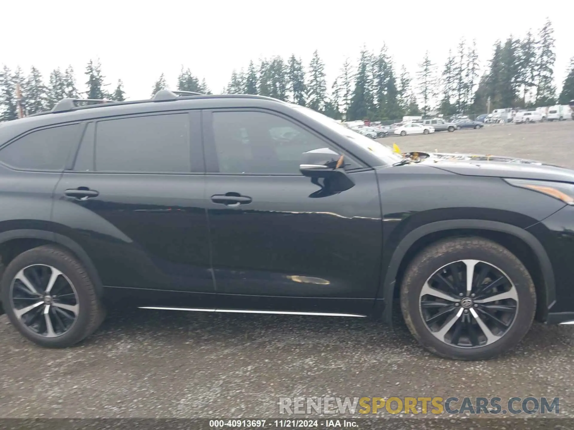 13 fotografías del automóvil dañado 5TDLZRAH1MS061050 TOYOTA HIGHLANDER 2021