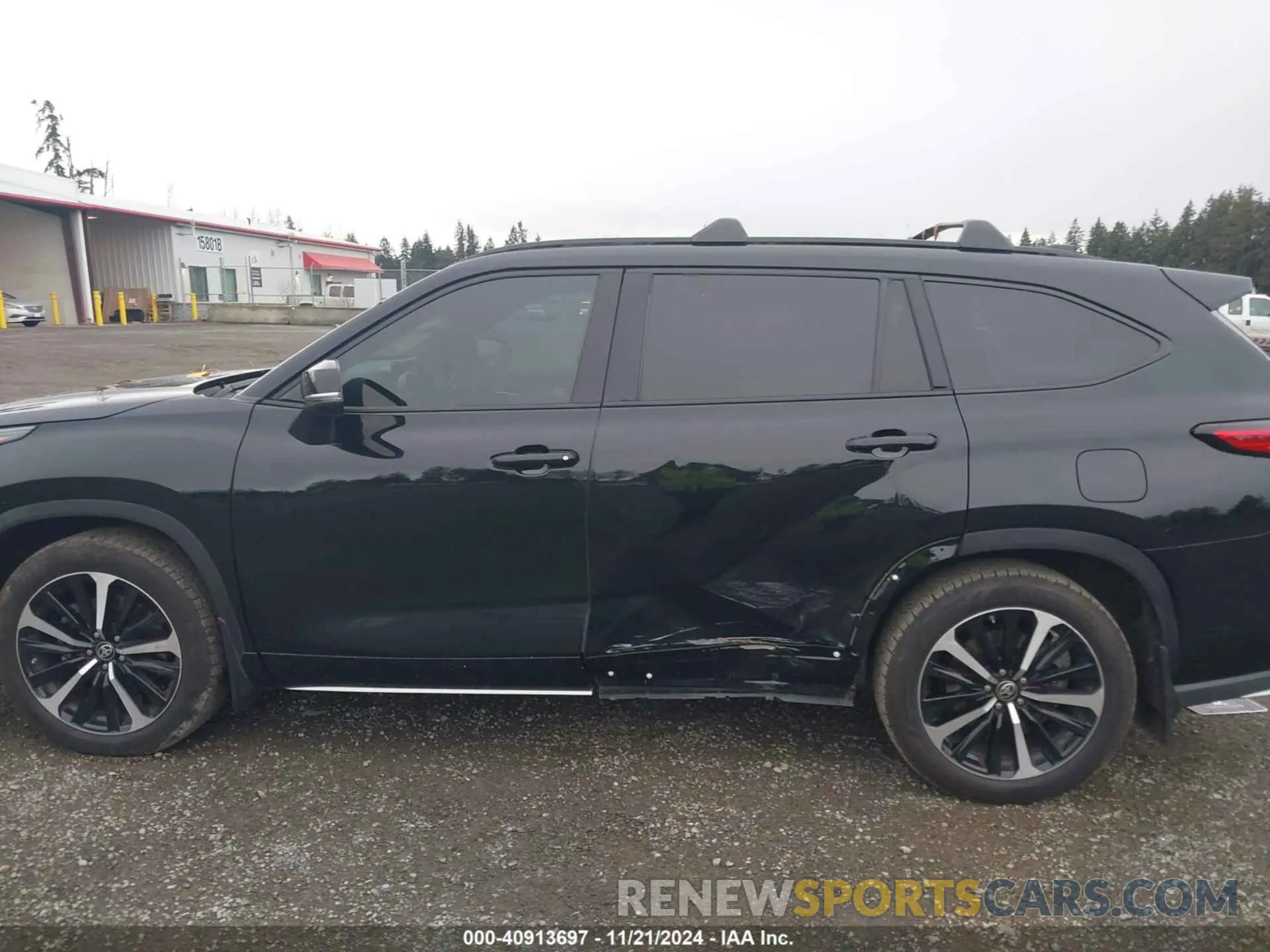 14 fotografías del automóvil dañado 5TDLZRAH1MS061050 TOYOTA HIGHLANDER 2021