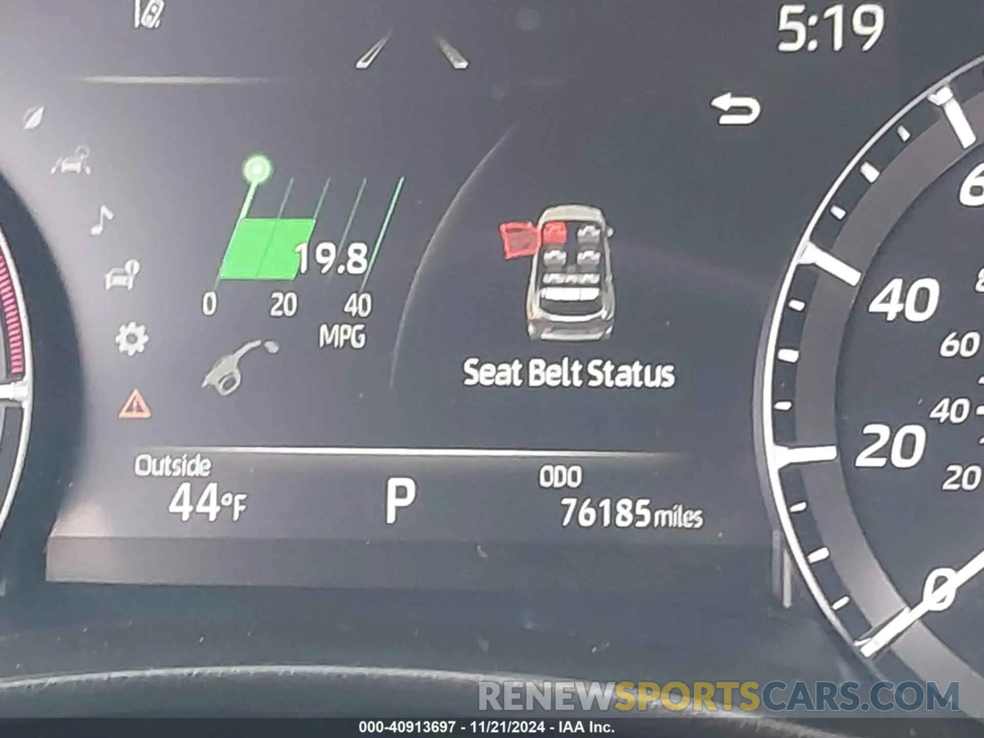 15 fotografías del automóvil dañado 5TDLZRAH1MS061050 TOYOTA HIGHLANDER 2021