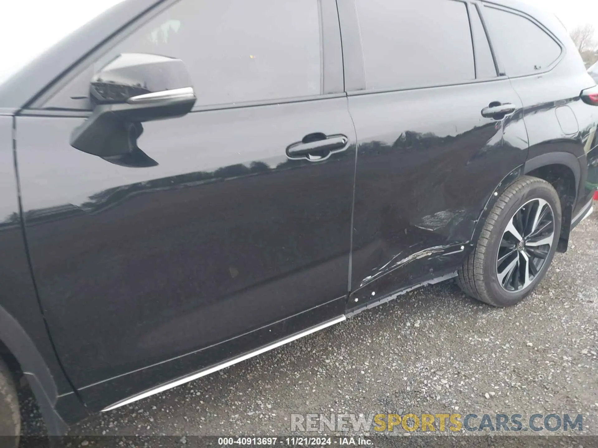 6 fotografías del automóvil dañado 5TDLZRAH1MS061050 TOYOTA HIGHLANDER 2021