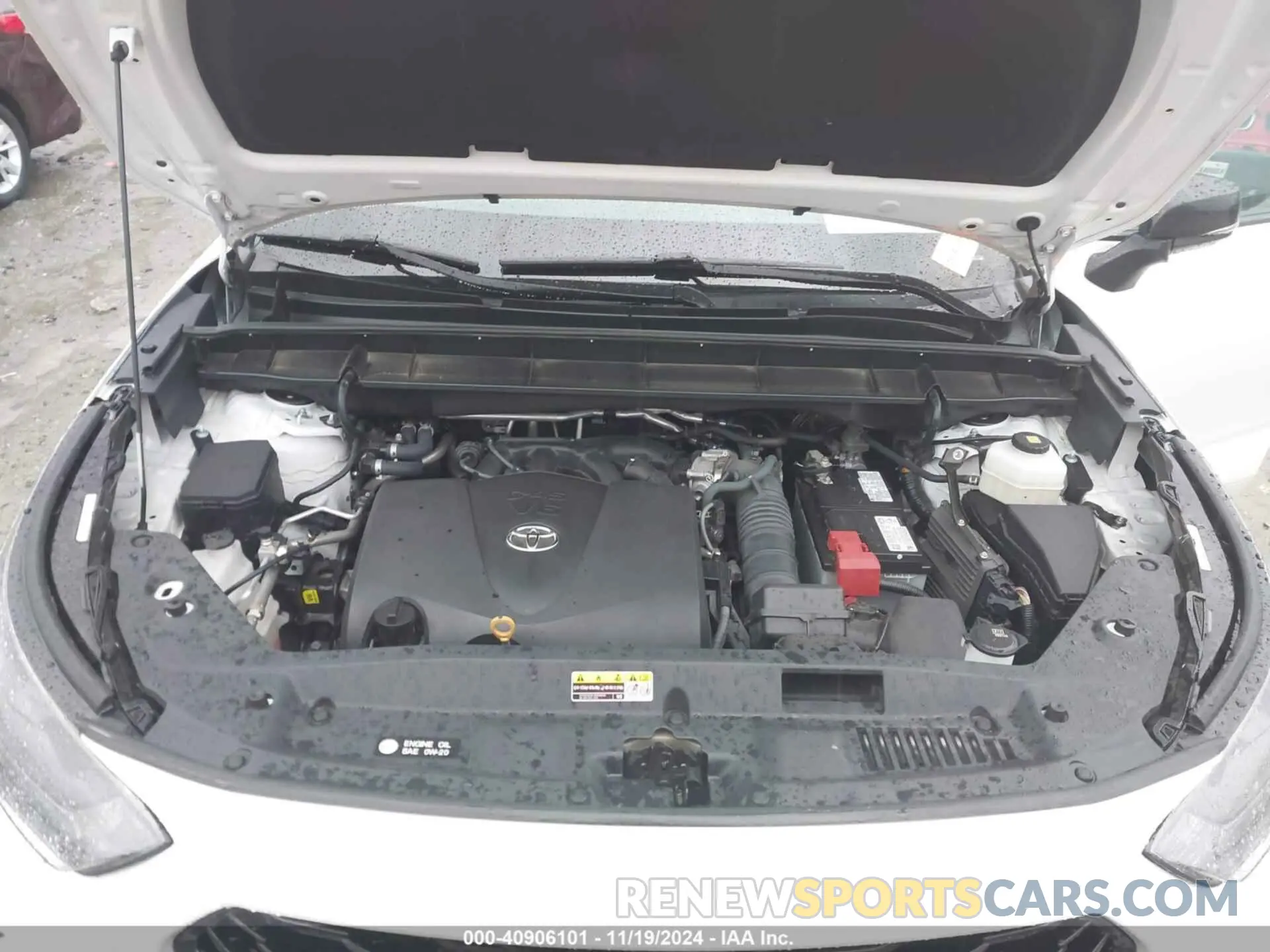 10 fotografías del automóvil dañado 5TDLZRAH3MS061972 TOYOTA HIGHLANDER 2021