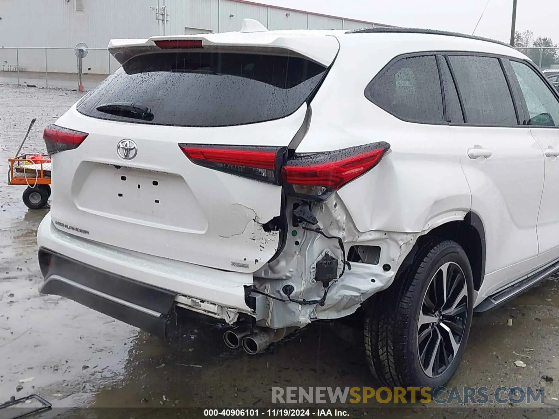 6 fotografías del automóvil dañado 5TDLZRAH3MS061972 TOYOTA HIGHLANDER 2021