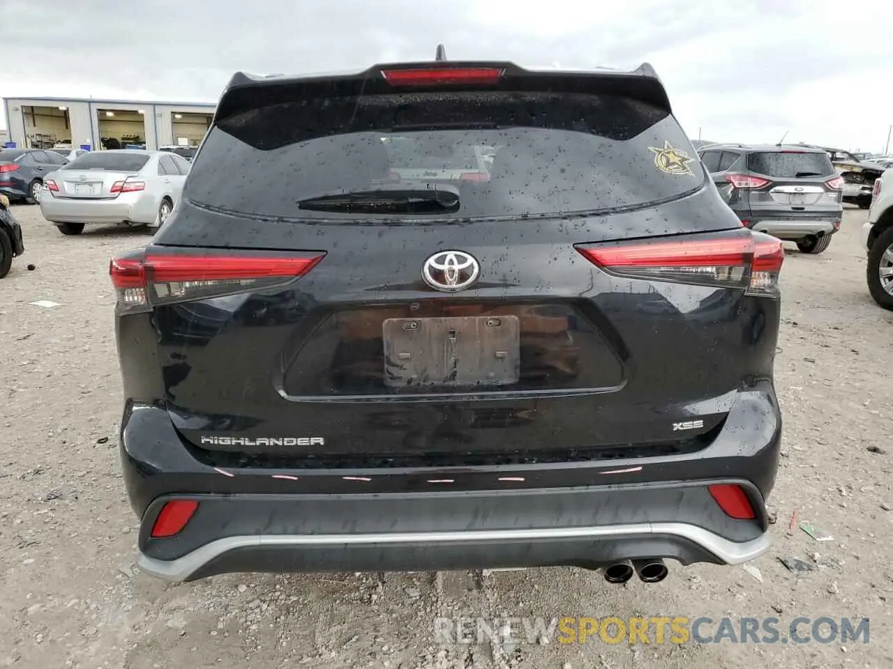 6 fotografías del automóvil dañado 5TDLZRAH3MS086709 TOYOTA HIGHLANDER 2021