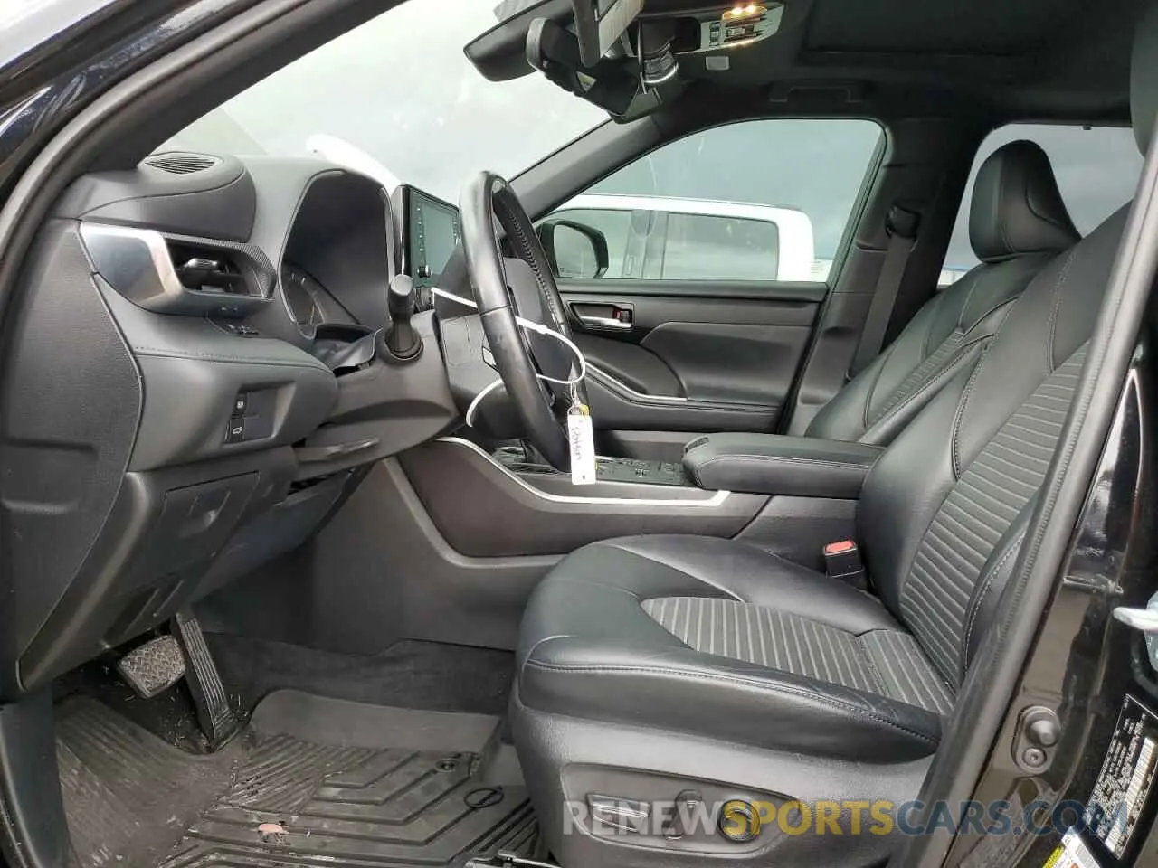 7 fotografías del automóvil dañado 5TDLZRAH3MS086709 TOYOTA HIGHLANDER 2021