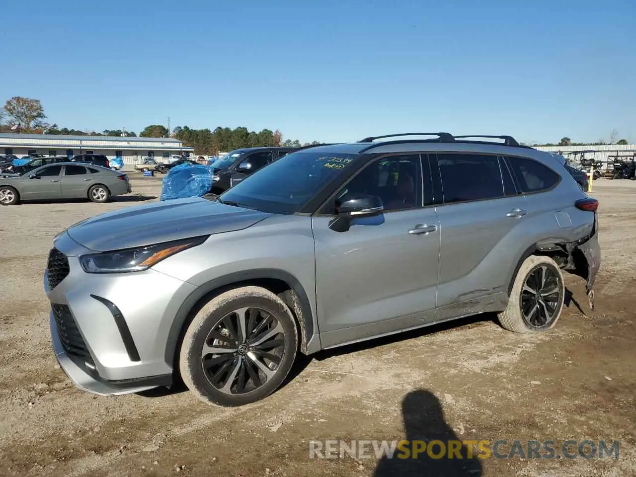 1 fotografías del automóvil dañado 5TDLZRAH6MS080807 TOYOTA HIGHLANDER 2021