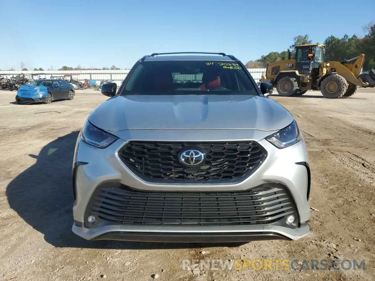 5 fotografías del automóvil dañado 5TDLZRAH6MS080807 TOYOTA HIGHLANDER 2021
