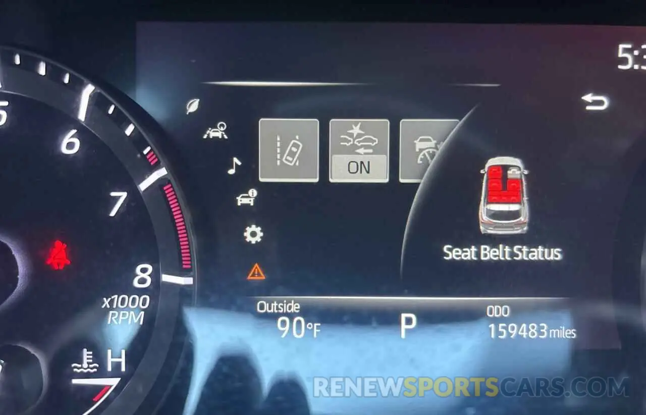 8 fotografías del automóvil dañado 5TDLZRAH9MS081224 TOYOTA HIGHLANDER 2021