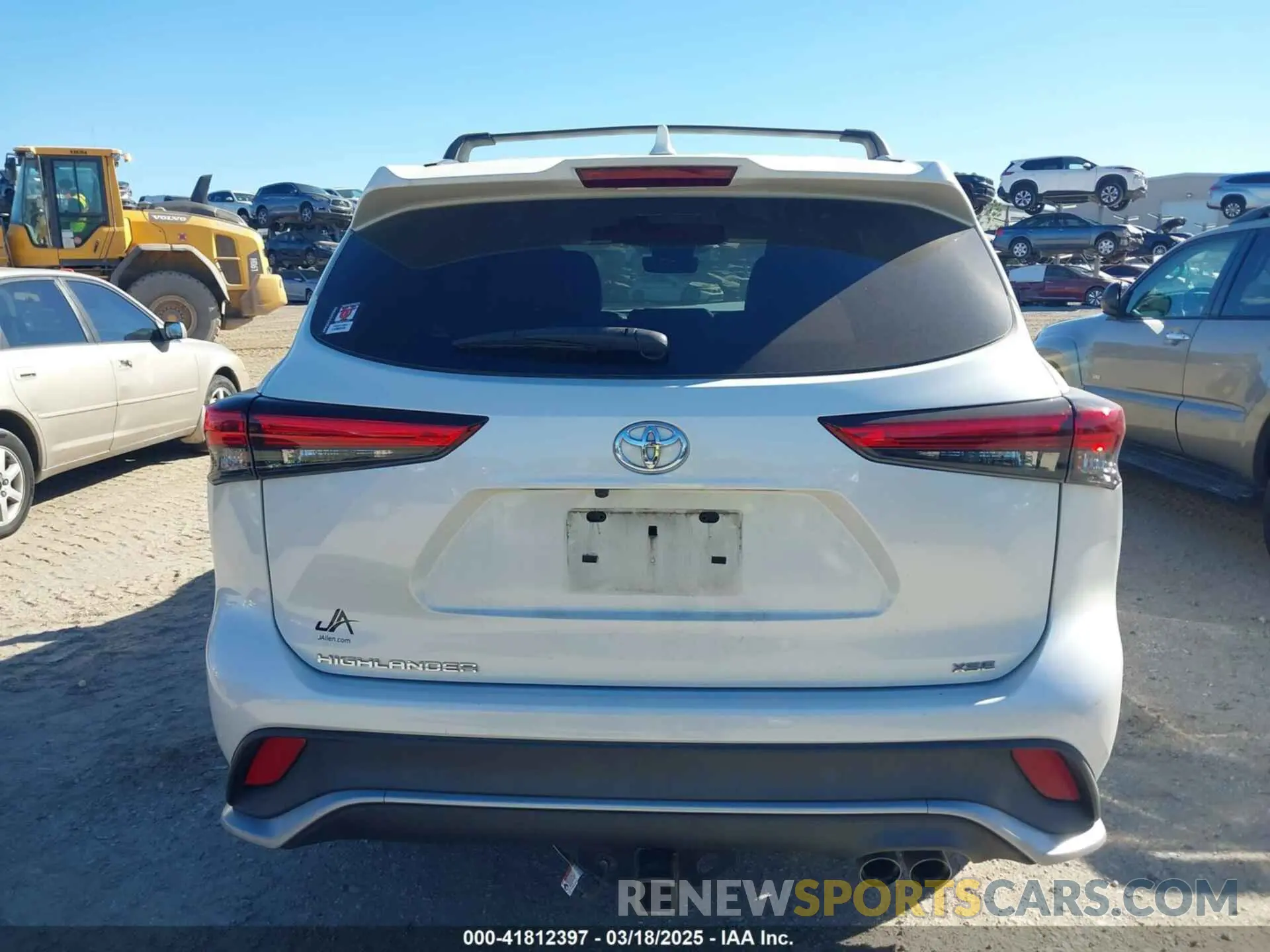 16 fotografías del automóvil dañado 5TDLZRAHXMS048670 TOYOTA HIGHLANDER 2021