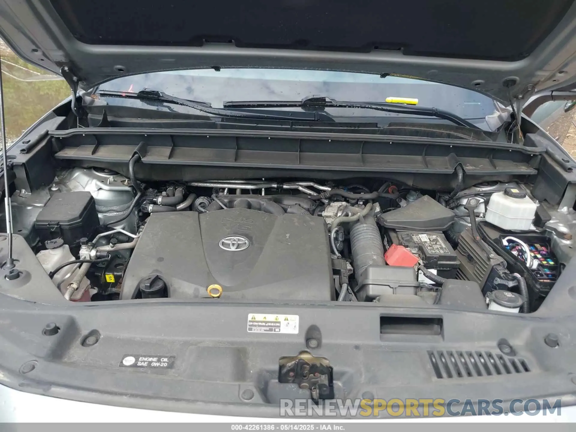 10 fotografías del automóvil dañado 5TDLZRBH0MS060597 TOYOTA HIGHLANDER 2021