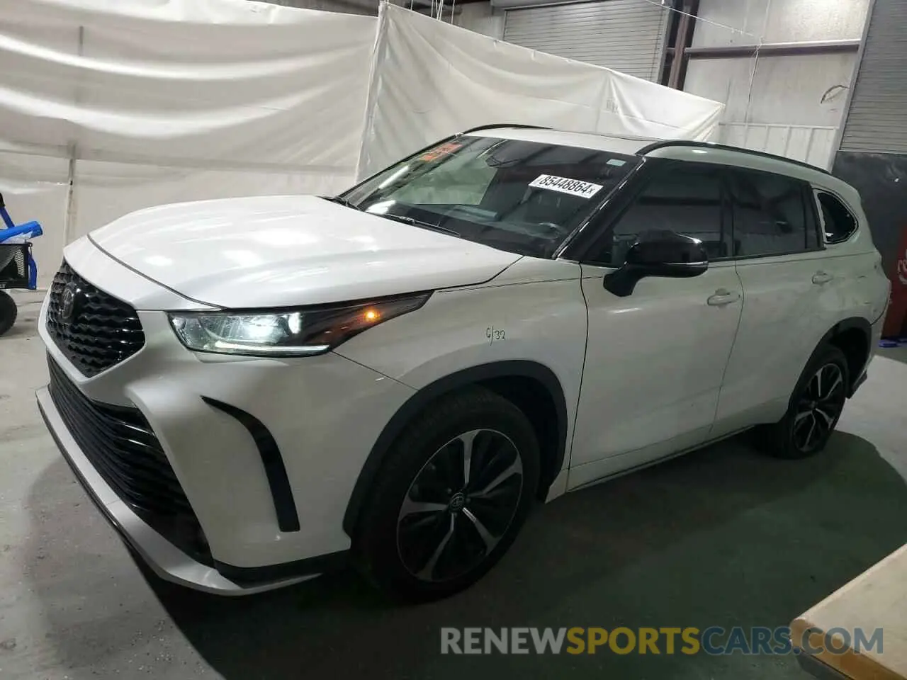 1 fotografías del automóvil dañado 5TDLZRBH0MS061538 TOYOTA HIGHLANDER 2021