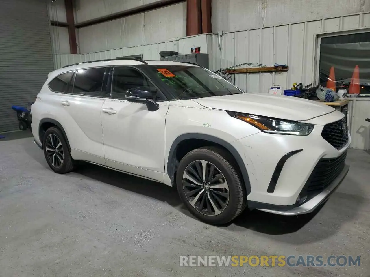 4 fotografías del automóvil dañado 5TDLZRBH0MS061538 TOYOTA HIGHLANDER 2021