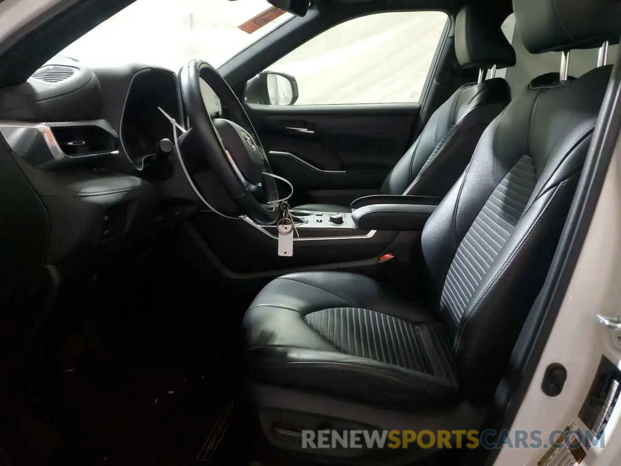 7 fotografías del automóvil dañado 5TDLZRBH0MS061538 TOYOTA HIGHLANDER 2021