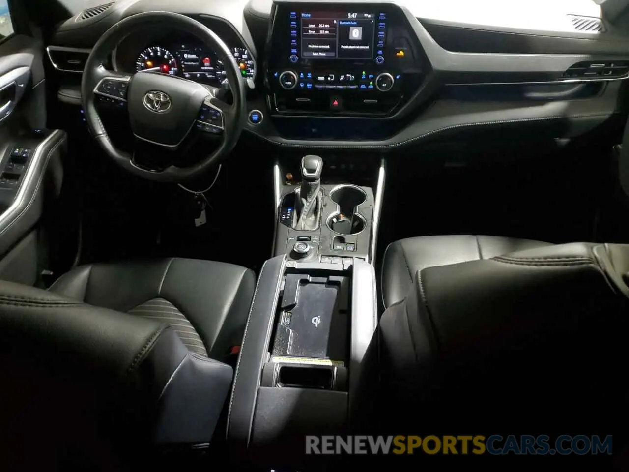 8 fotografías del automóvil dañado 5TDLZRBH0MS061538 TOYOTA HIGHLANDER 2021