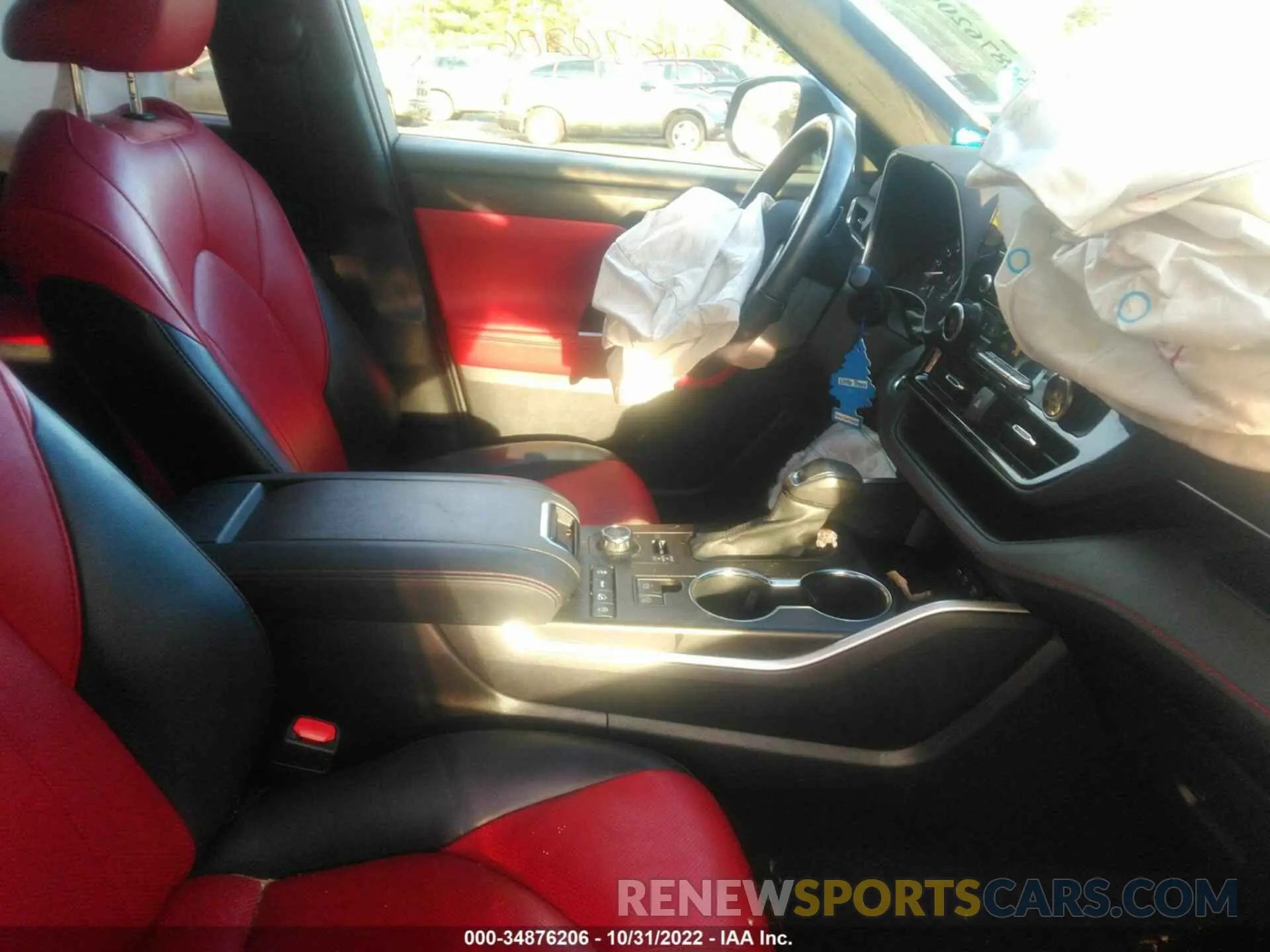 5 fotografías del automóvil dañado 5TDLZRBH0MS069106 TOYOTA HIGHLANDER 2021