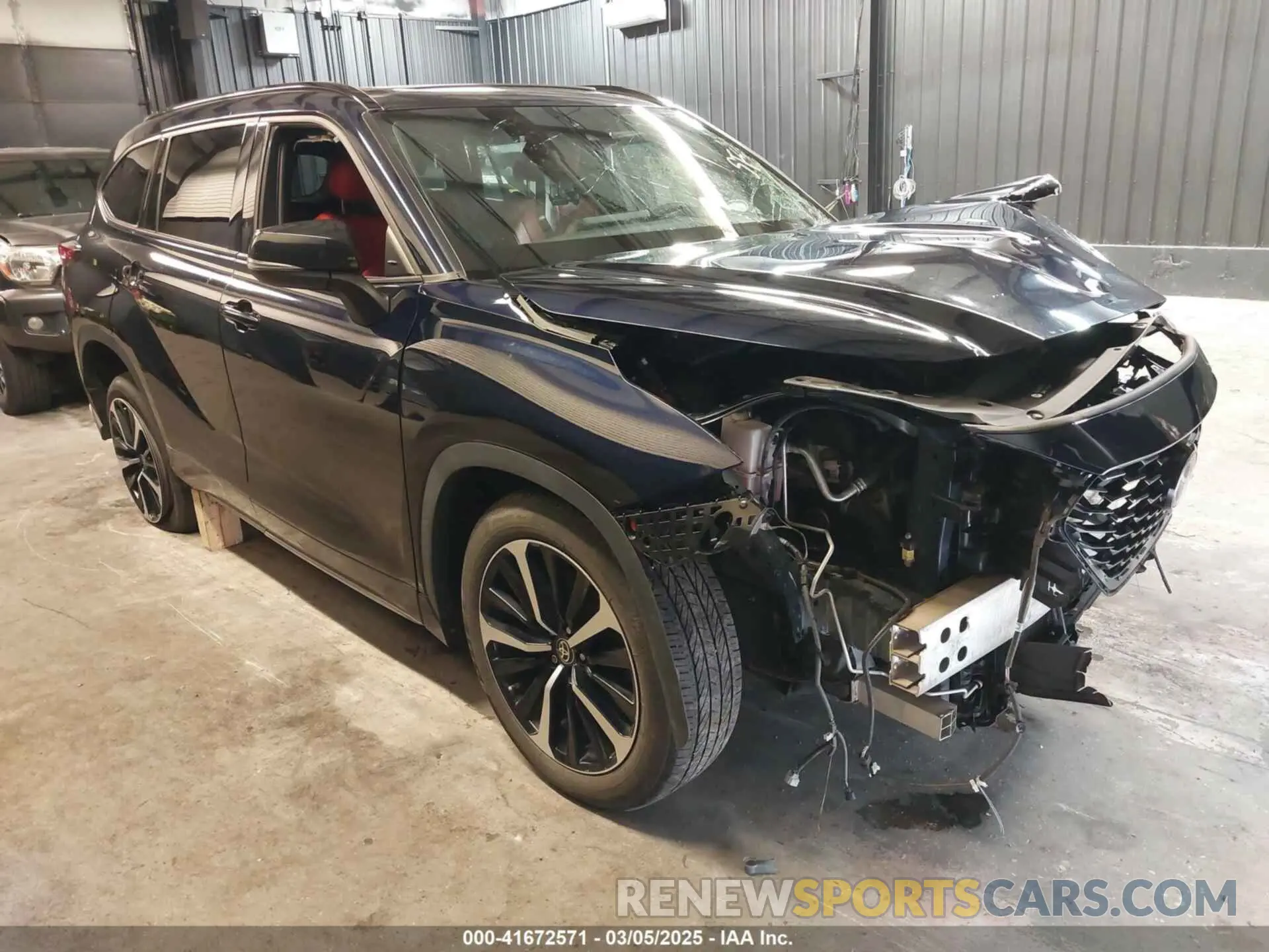 1 fotografías del automóvil dañado 5TDLZRBH0MS077884 TOYOTA HIGHLANDER 2021