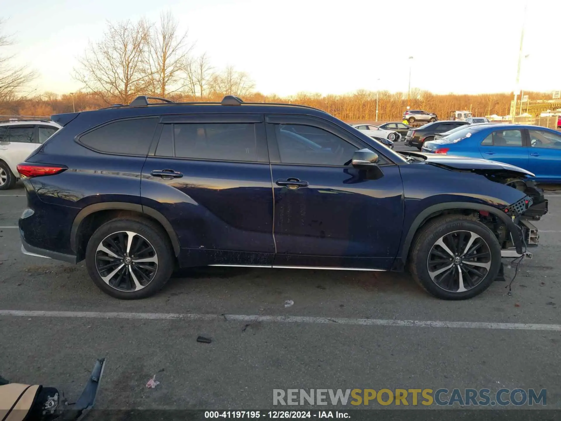 12 fotografías del automóvil dañado 5TDLZRBH1MS096315 TOYOTA HIGHLANDER 2021