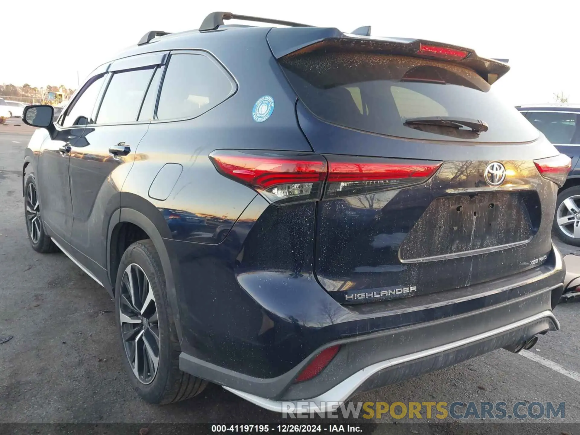 3 fotografías del automóvil dañado 5TDLZRBH1MS096315 TOYOTA HIGHLANDER 2021