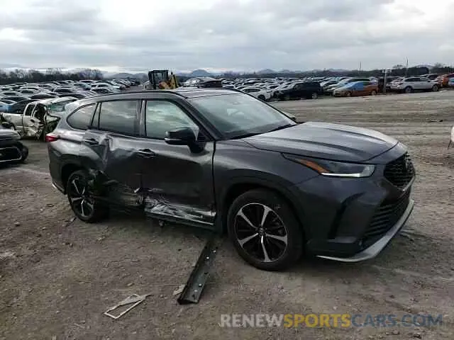 12 fotografías del automóvil dañado 5TDLZRBH4MS111888 TOYOTA HIGHLANDER 2021