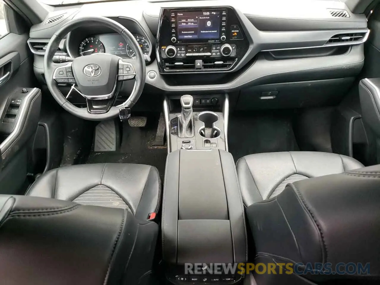 8 fotografías del automóvil dañado 5TDLZRBH4MS111888 TOYOTA HIGHLANDER 2021