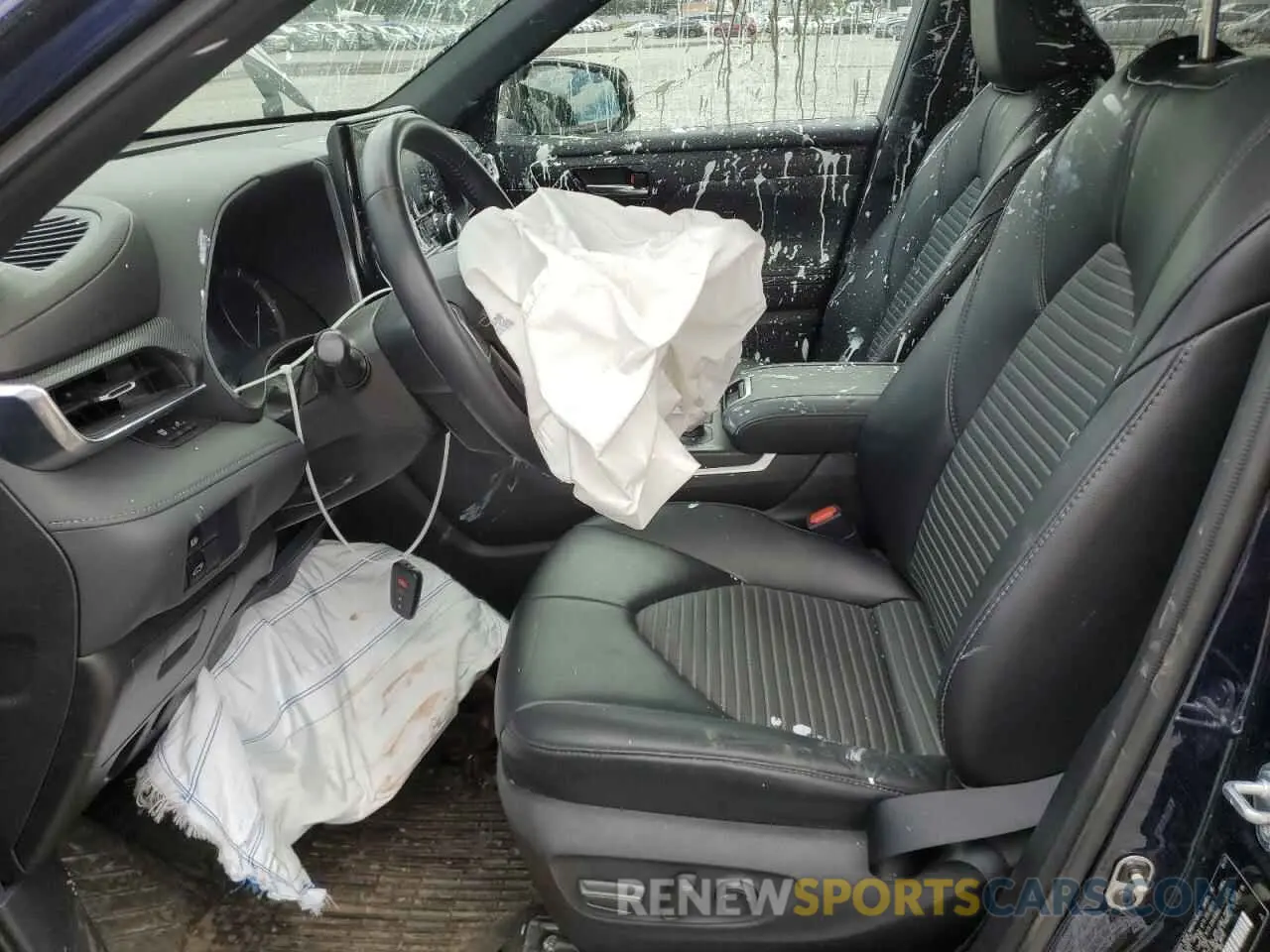 7 fotografías del automóvil dañado 5TDLZRBH4MS113995 TOYOTA HIGHLANDER 2021