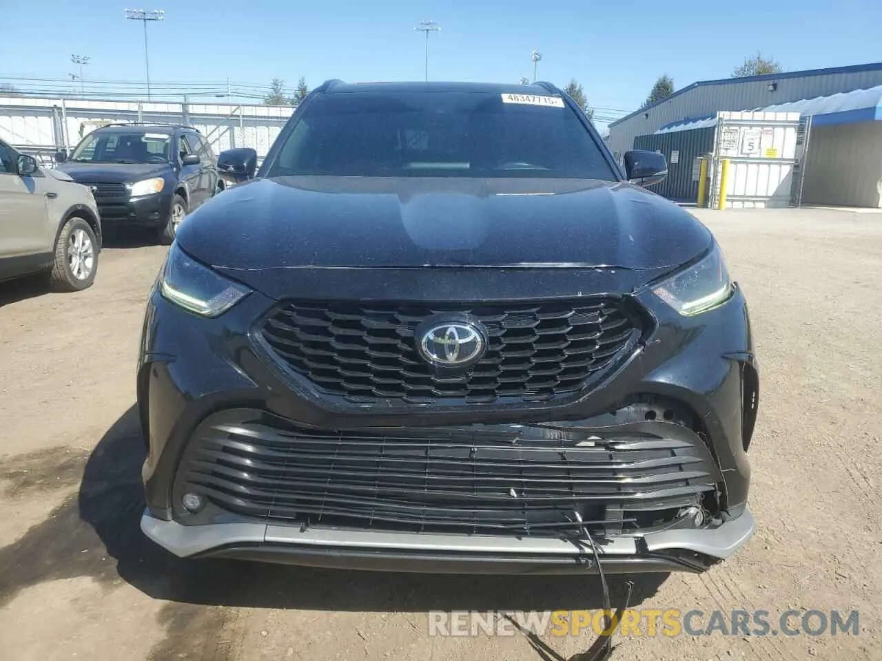 5 fotografías del automóvil dañado 5TDLZRBH9MS062204 TOYOTA HIGHLANDER 2021