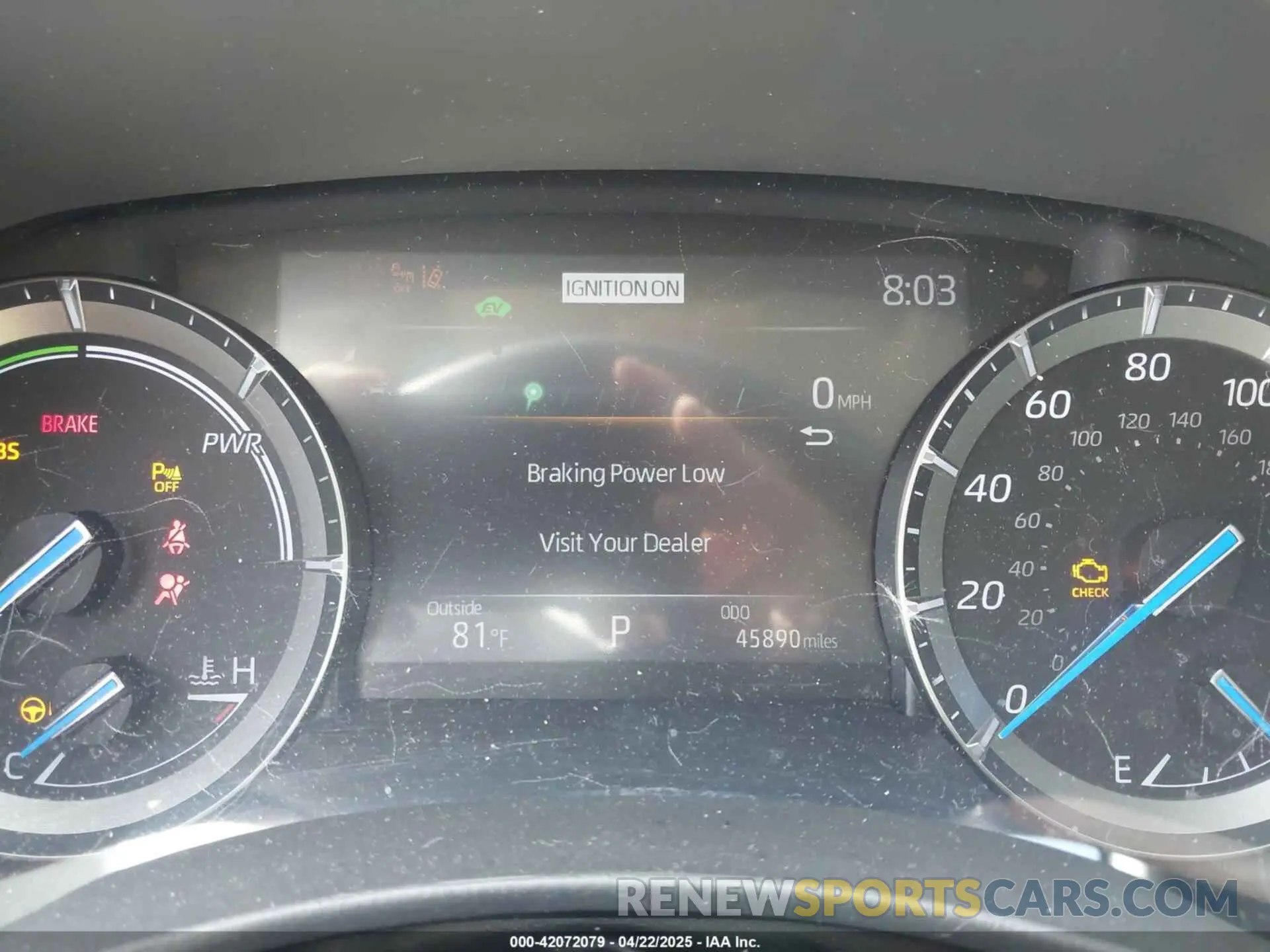 7 fotografías del automóvil dañado 5TDXBRCH0MS033548 TOYOTA HIGHLANDER 2021