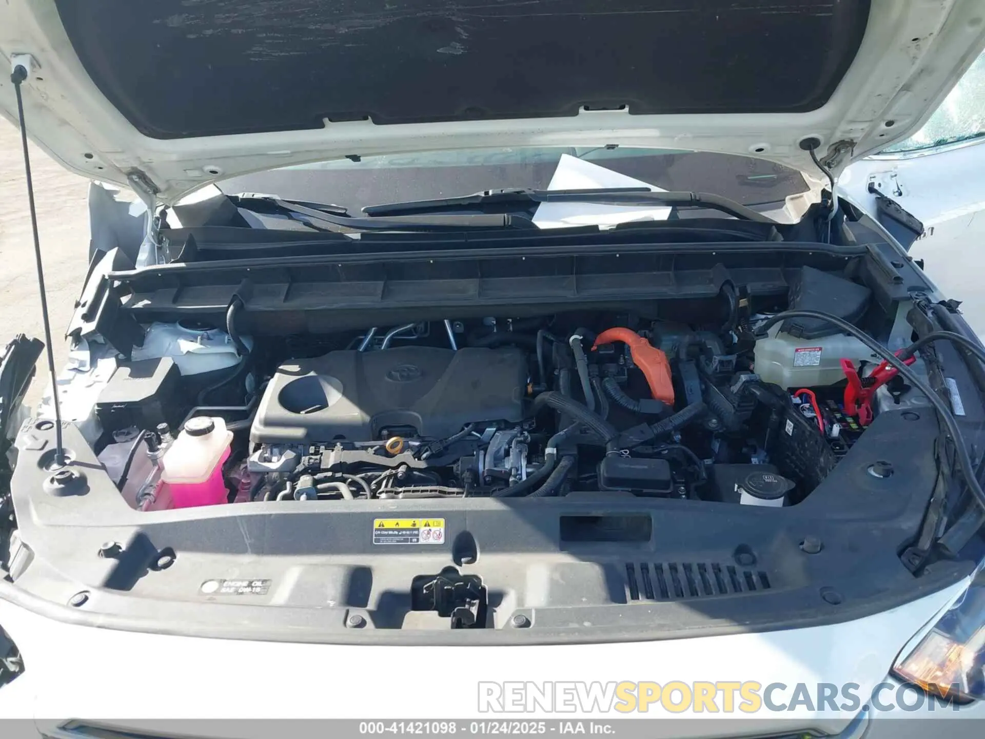 10 fotografías del automóvil dañado 5TDXBRCH3MS053342 TOYOTA HIGHLANDER 2021
