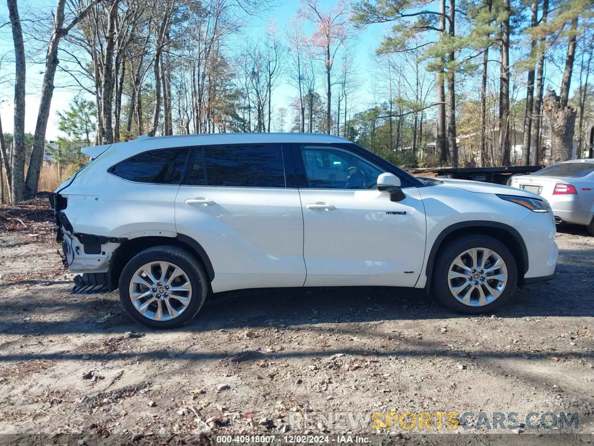 14 fotografías del automóvil dañado 5TDXBRCH6MS016611 TOYOTA HIGHLANDER 2021