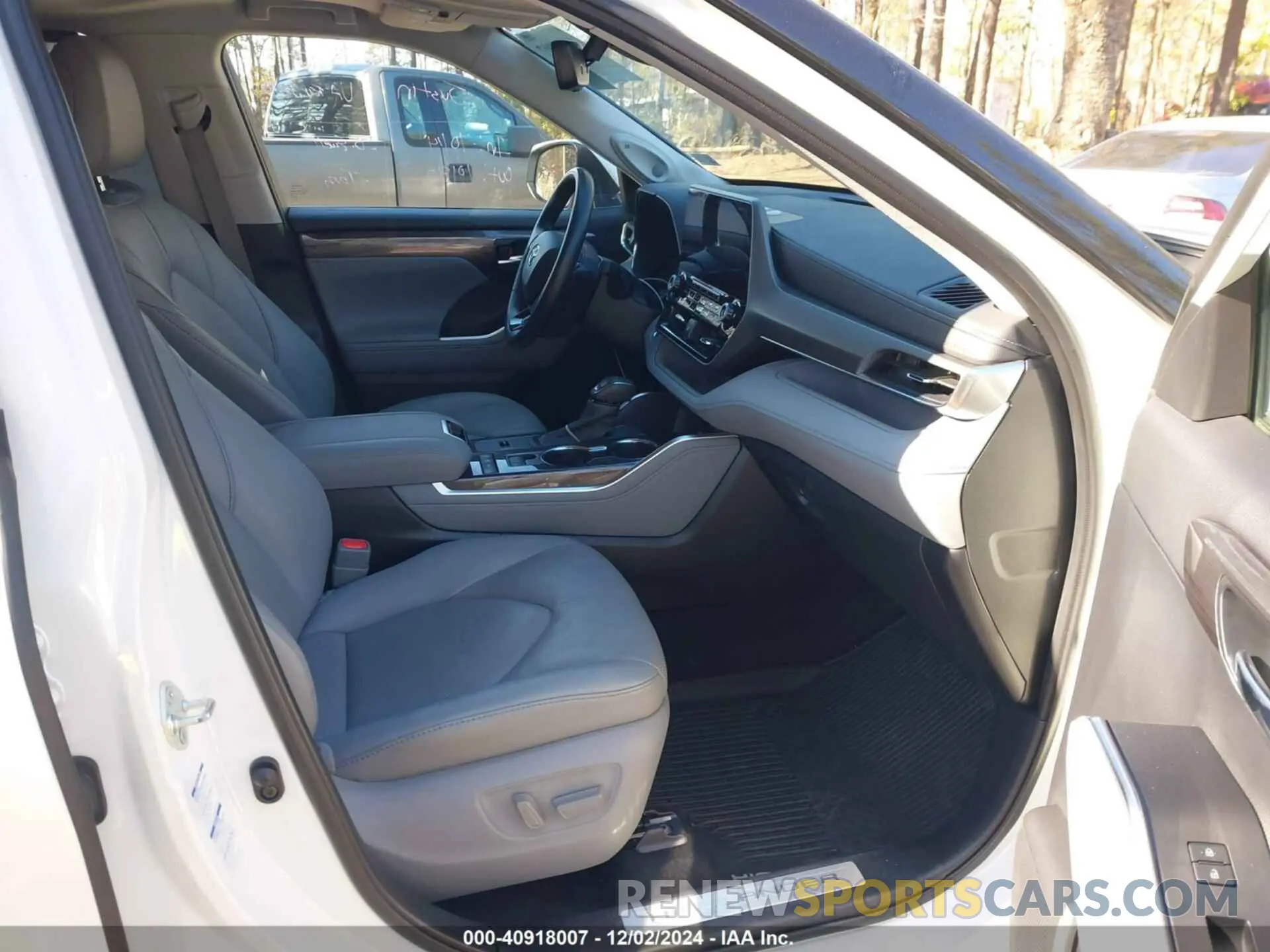 5 fotografías del automóvil dañado 5TDXBRCH6MS016611 TOYOTA HIGHLANDER 2021