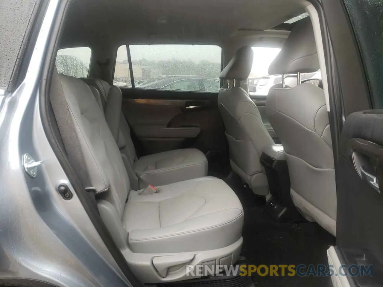 6 fotografías del automóvil dañado 5TDXBRCH6MS037698 TOYOTA HIGHLANDER 2021
