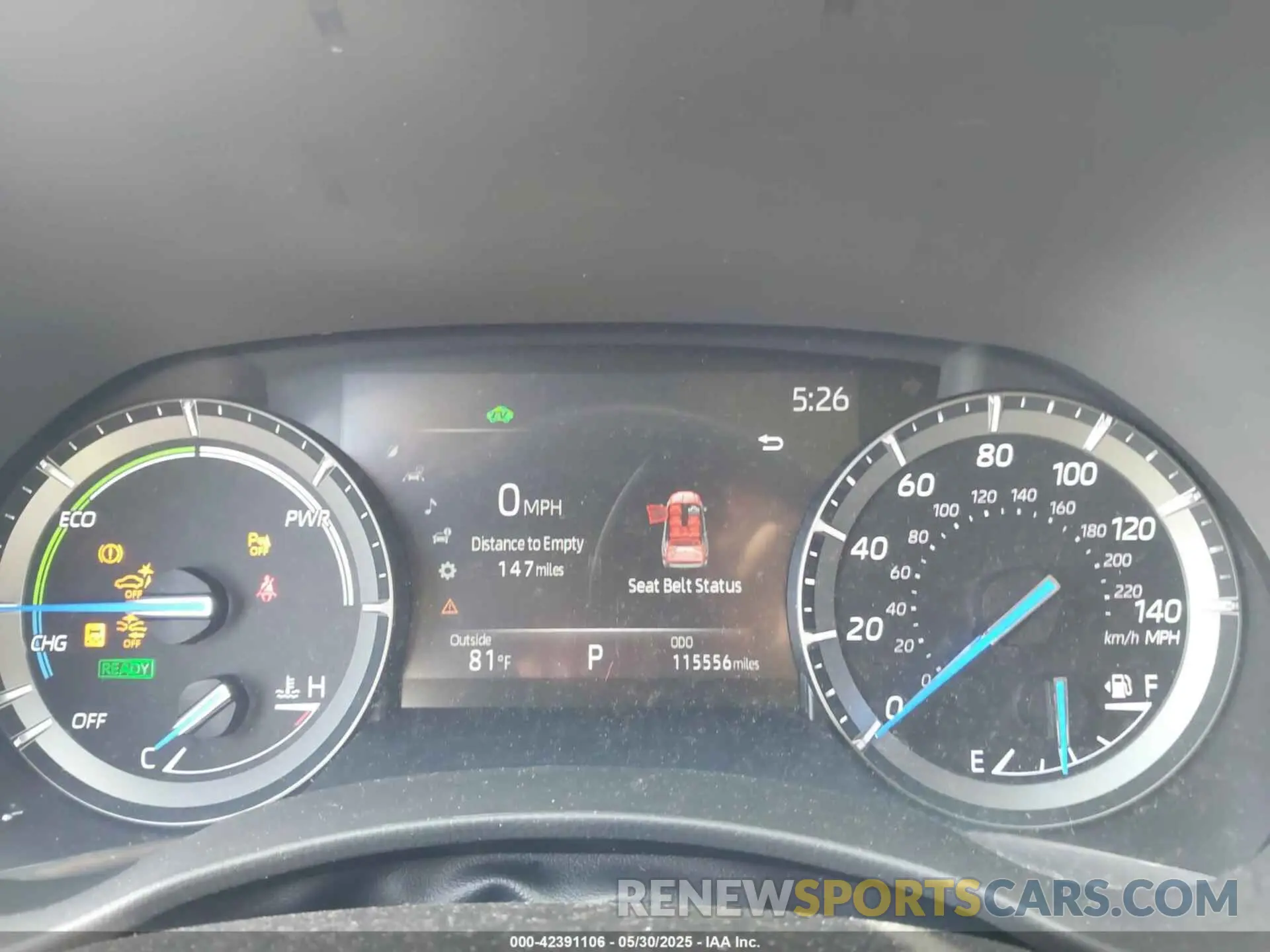 7 fotografías del automóvil dañado 5TDYARAH6MS006400 TOYOTA HIGHLANDER 2021