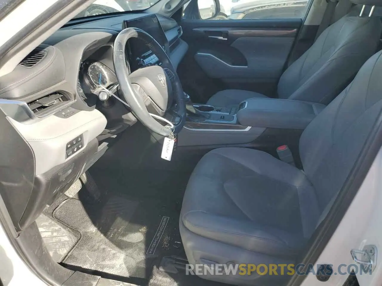 7 fotografías del automóvil dañado 5TDYARAH6MS505682 TOYOTA HIGHLANDER 2021