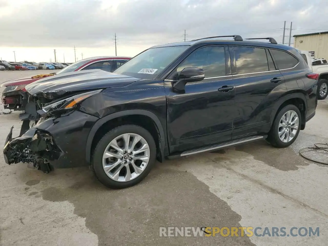 1 fotografías del automóvil dañado 5TDYZRAH0MS071025 TOYOTA HIGHLANDER 2021