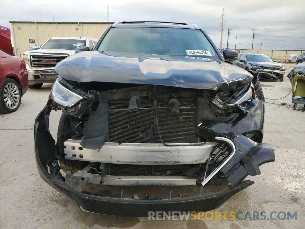 5 fotografías del automóvil dañado 5TDYZRAH0MS071025 TOYOTA HIGHLANDER 2021