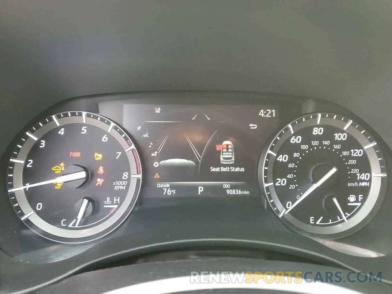 9 fotografías del automóvil dañado 5TDYZRAH0MS071025 TOYOTA HIGHLANDER 2021