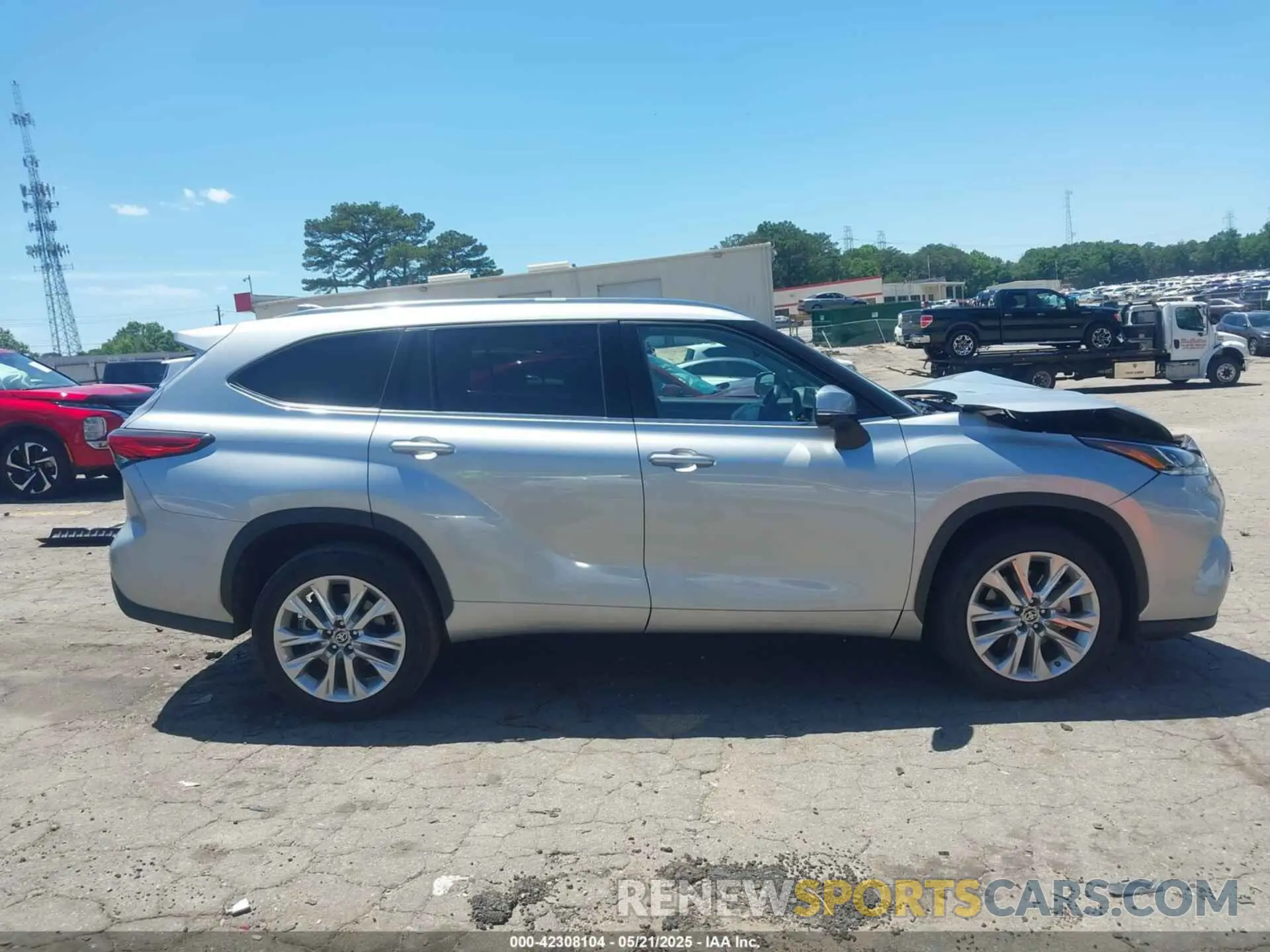 13 fotografías del automóvil dañado 5TDYZRAH0MS089945 TOYOTA HIGHLANDER 2021