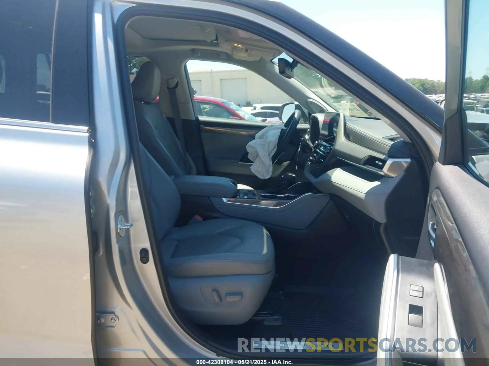 5 fotografías del automóvil dañado 5TDYZRAH0MS089945 TOYOTA HIGHLANDER 2021